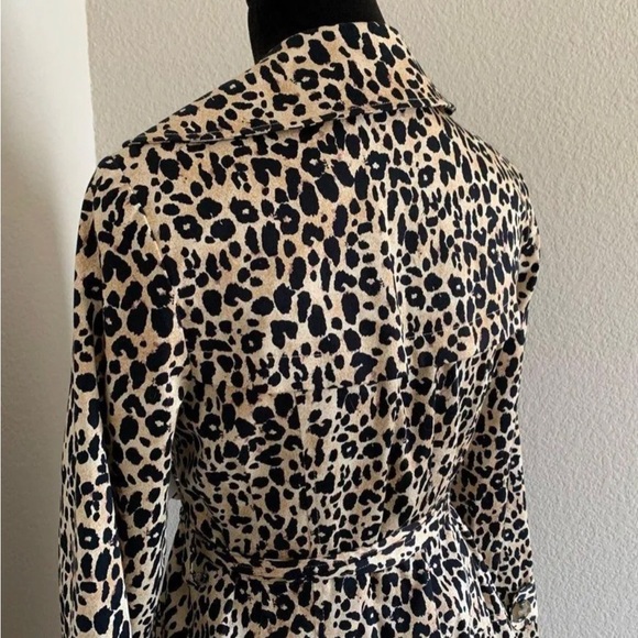 Forever 21 Leopard Trench Coat - Picture 9 of 10